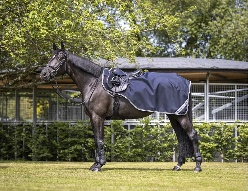 LeMieux Arika Waterproof Exercise Sheet in Navy